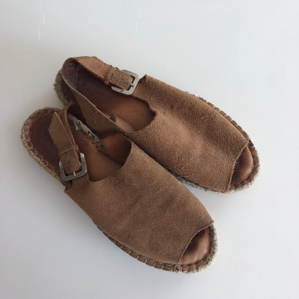 Aloha suede espadrille sandals 39